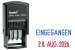 Datumstempelautomat TRODAT 4850L 'Eingegangen'
