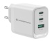 Ladegerät USB 2xC, 1xA Ladeadapter 65W PD, PPS, QC 3.0