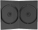 DVD Hülle 2fach Book-Case (einzeln), Schwarz