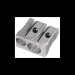 Bleistiftspitzer Metall doppelt