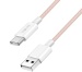 USB-Kabel 2.0 A-Stecker an C-Stecker Rosa, 60W, 480 MBit/s