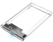 Gehäuse 6,4 cm extern USB 3.0 SATA Logilink transparent