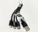 USB-Kabel Ladekabel 3-in-1 Multi-Ladekabel kurz