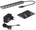 USB-Hub (USB 3.0) USB-A Stecker an 7x USB-A Buchse aktiv