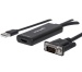 VGA Konverter zu HDMI Manhatten 1m Schwarz