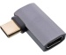 USB-4 C-Stecker an C-Buchse gewinkelt robustes Alu-Gehäuse