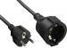 Schuko-Verlängerung 5m schwarz GS-Geprüft