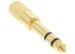 Audio-Adapter 1x KS 6.3mm an 1x KB 3.5mm vergoldet