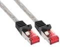 TP-Kabel  3m transparent Kategorie 6 S-FTP/PiMf-Schirmung