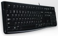 Tastatur Logitech K120 Keyboard schwarz USB englisch-US
