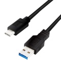USB-Kabel 3.2 C-Stecker an A-Stecker 0.5m Schwarz Logilink