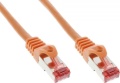 TP-Kabel  1.5m orange Kategorie 6 S-FTP/PiMf-Schirmung