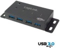 USB-Hub (USB 3.0) A-Stecker an 4x A-Stecker aktiv Logilink