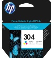 Tinte HP N9K05AE No. 304 Color