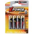 Batterie AA/R6/Mignon Ansmann Alkalie 4er Pack X-Power (**