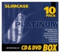 CD-Hüllen Slim-Case transparent 10er Pack Mediarange/Intenso