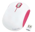 Maus LogiLink Copper wireless Mouse Pink schnurlos (EOL)